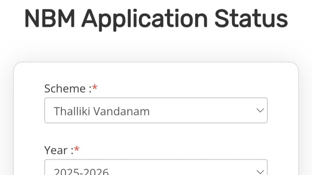 Thalliki Vandanam Payment Status 2025