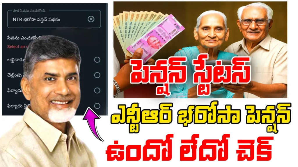 NTR Bharosa Pension status
